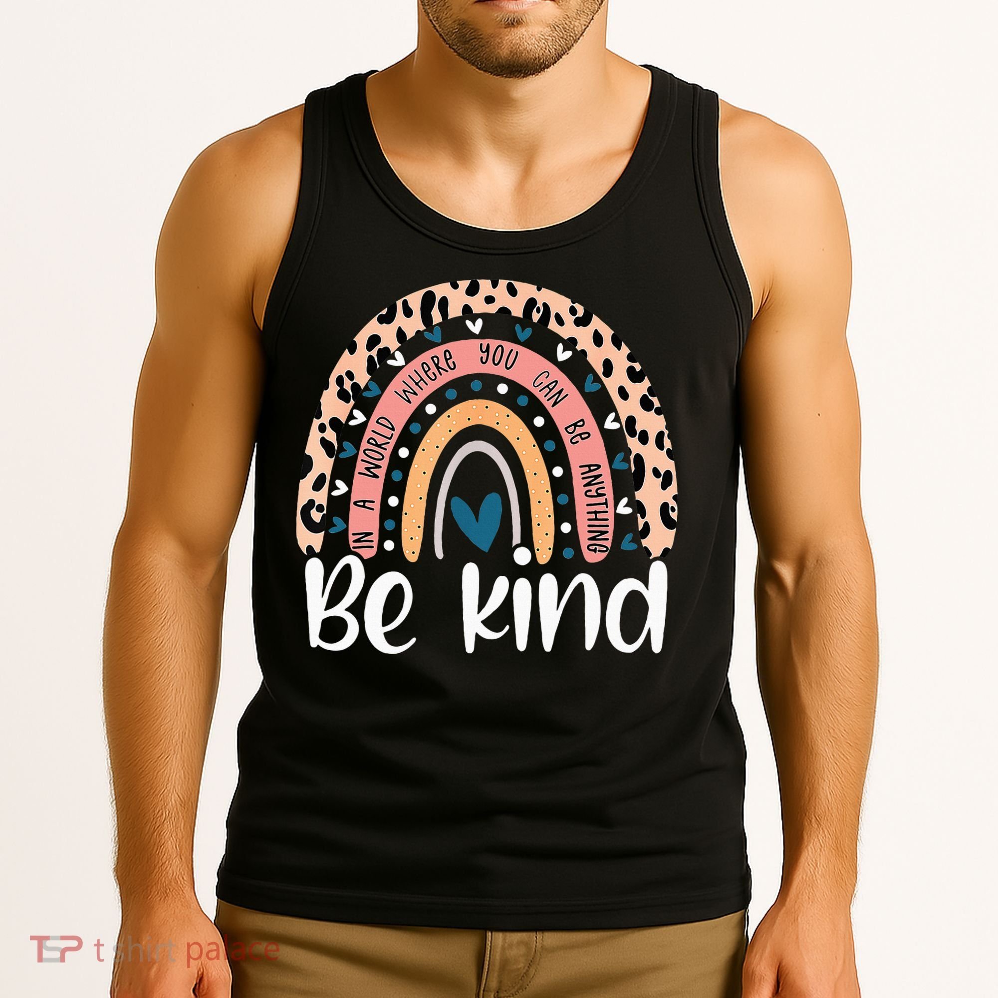 Unity Day Orange Anti Bullying Leopard Tank Top