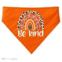Unity Day Orange Anti Bullying Leopard USA-Made Doggie Bandana thumb 0
