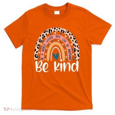 Unity Day Orange Anti Bullying Leopard T-Shirt