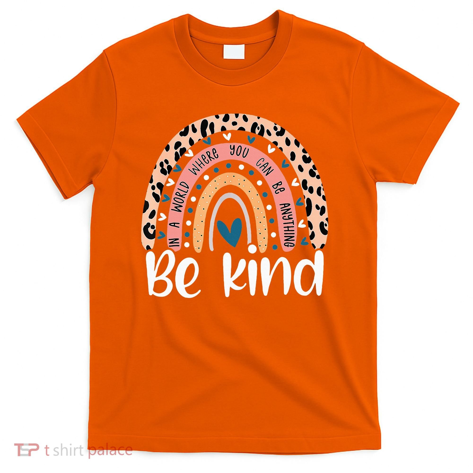 Unity Day Orange Anti Bullying Leopard T-Shirt