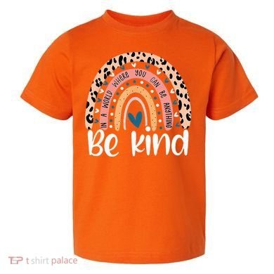 Unity Day Orange Anti Bullying Leopard Toddler T-Shirt