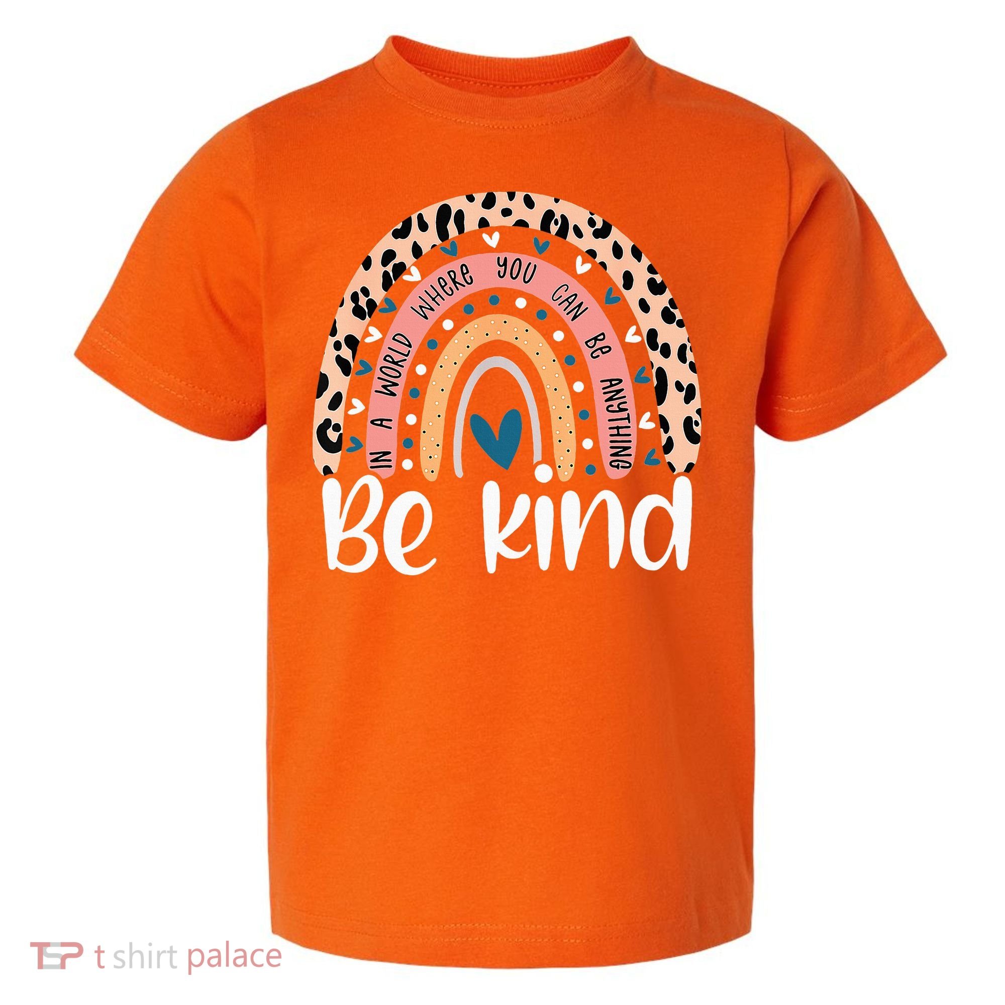 Unity Day Orange Anti Bullying Leopard Toddler T-Shirt