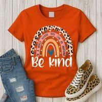 Unity Day Orange Anti Bullying Leopard Women's T-Shirt thumb 3