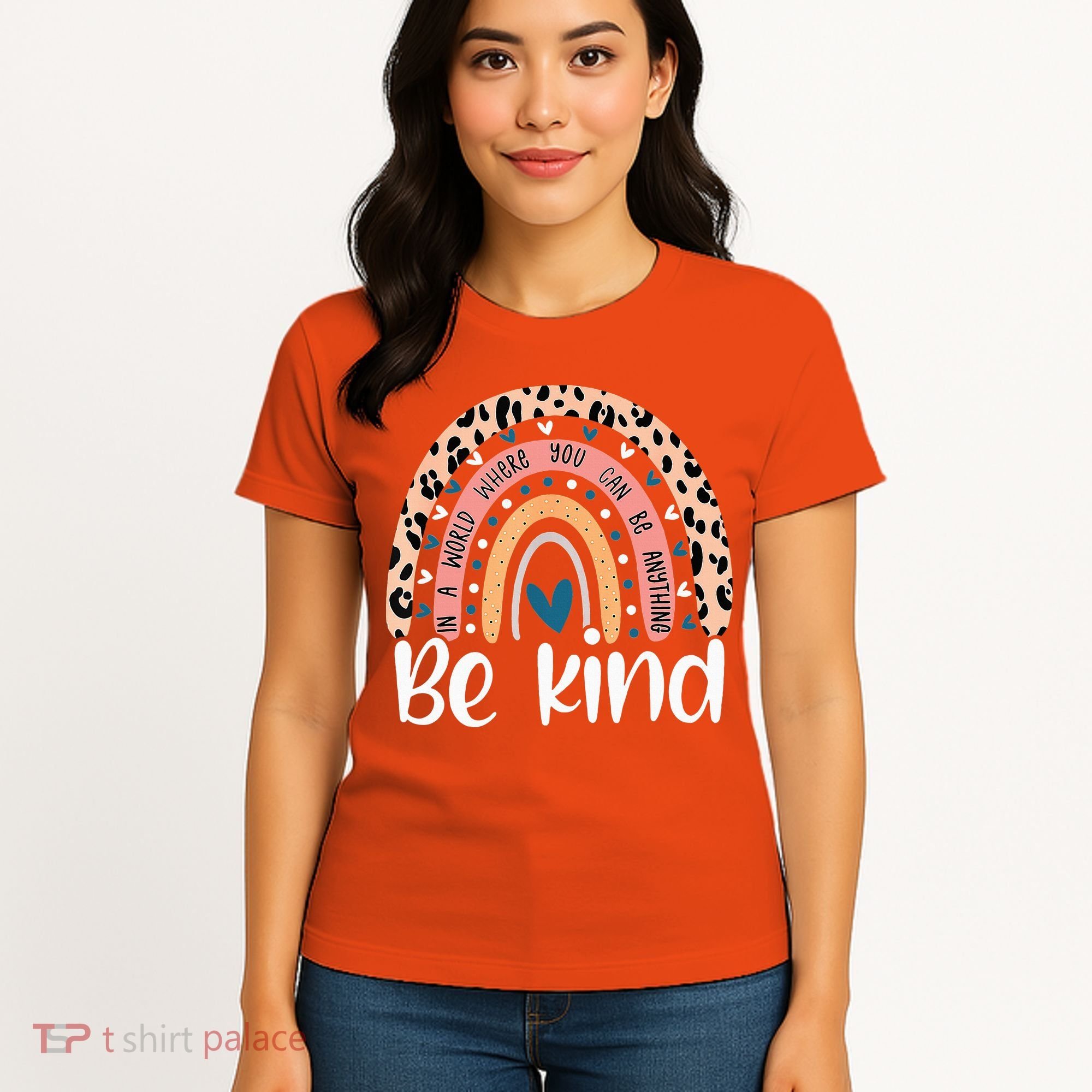 Unity Day Orange Anti Bullying Leopard Women's T-Shirt