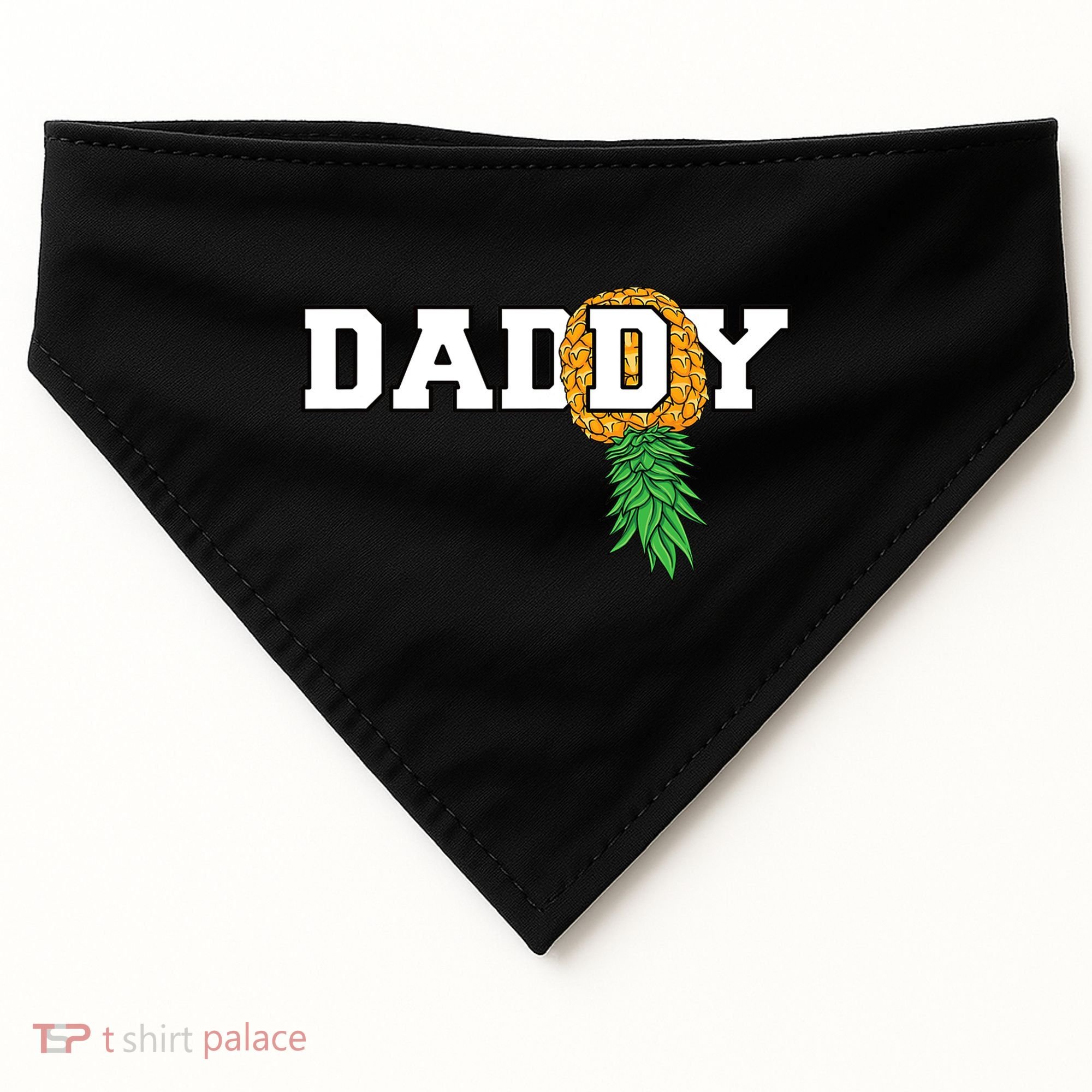 Upside Down Pineapple Swinger Daddy Men USA-Made Doggie Bandana