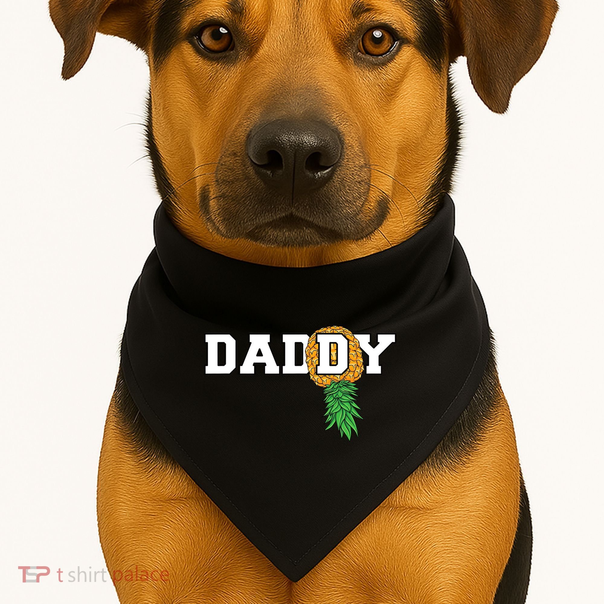 Upside Down Pineapple Swinger Daddy Men USA-Made Doggie Bandana