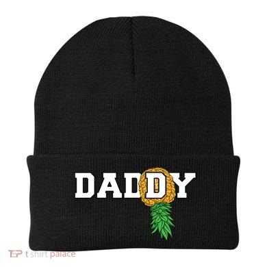 Upside Down Pineapple Swinger Daddy Men Beanie