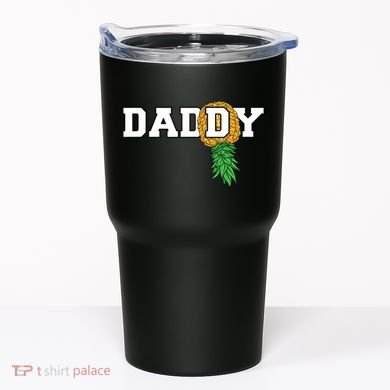 Upside Down Pineapple Swinger Daddy Men Tumbler