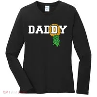 Upside Down Pineapple Swinger Daddy Men Women's Long Sleeve Shirt thumb 0