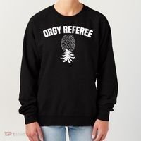 Upside Down Pineapple Group Sex Orgy Referee Swingers Women's Sweatshirt thumb 0
