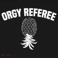 Upside Down Pineapple Group Sex Orgy Referee Swingers Women's Hoodie thumb 2