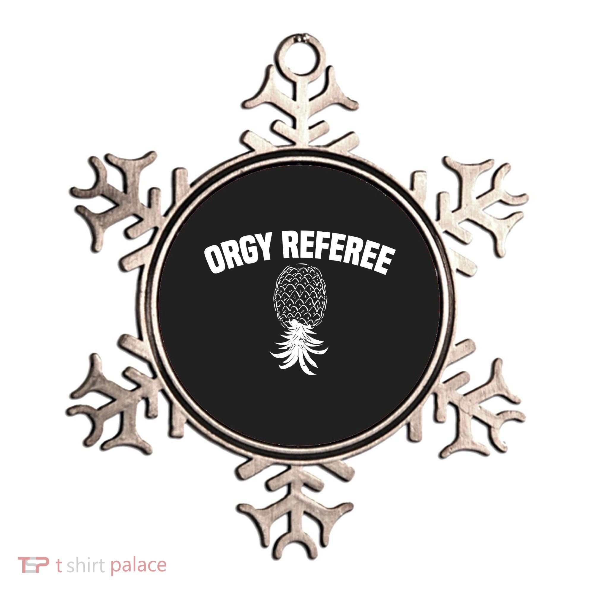 Upside Down Pineapple Group Sex Orgy Referee Swingers Ornament