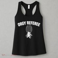 Upside Down Pineapple Group Sex Orgy Referee Swingers Women's Tank Top thumb 3