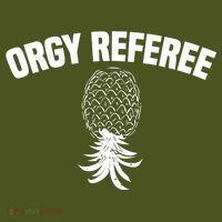 Upside Down Pineapple Group Sex Orgy Referee Swingers Mousepad thumb 1