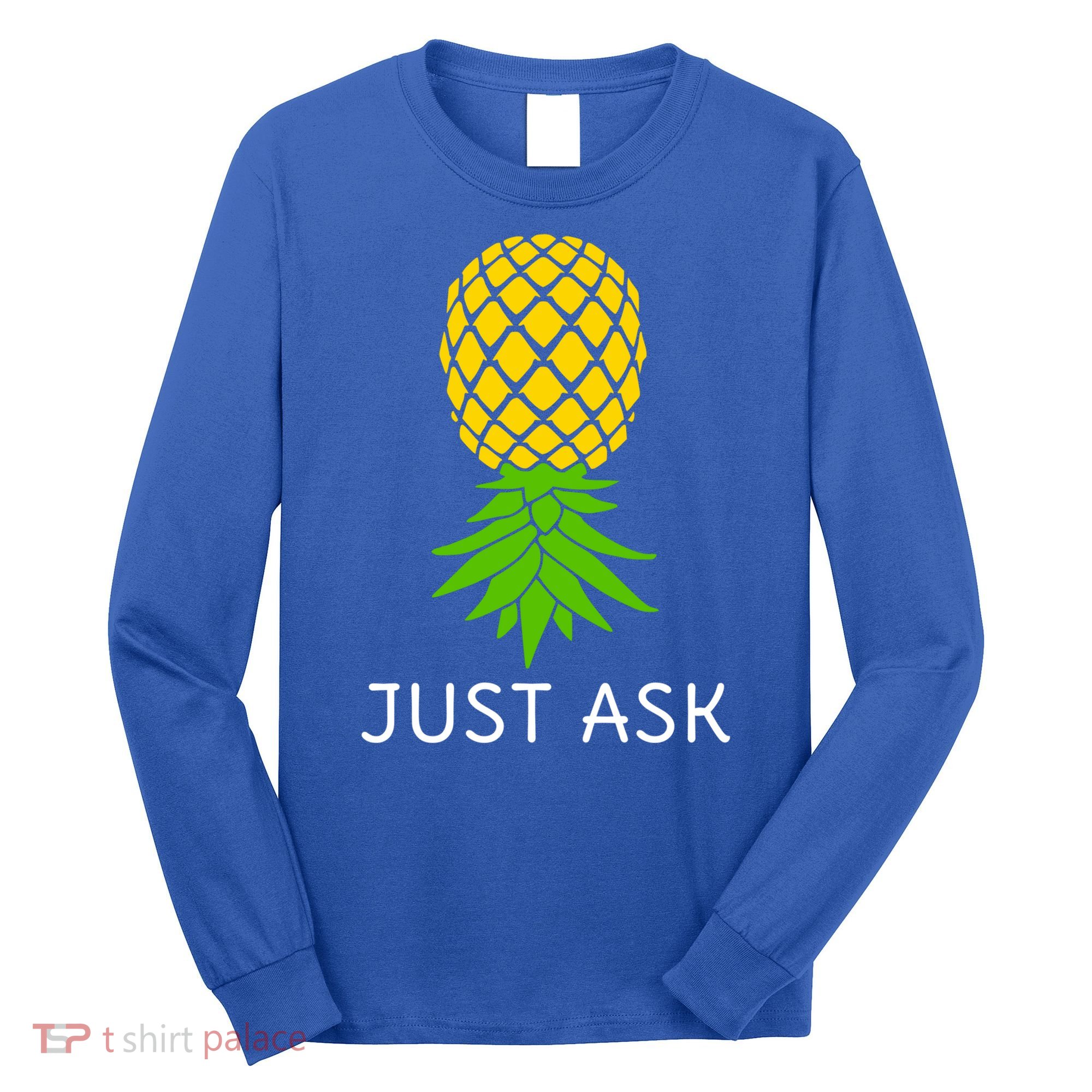 Upside Down Pineapple Great Gift Sharing Swinger Gift Long Sleeve Shirt