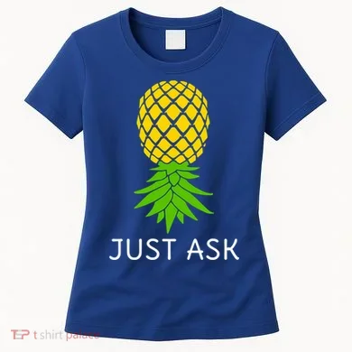 Upside Down Pineapple Great Gift Sharing Swinger Gift Women's T-Shirt