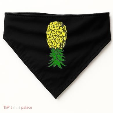 Upside Down Pineapple Gift USA-Made Doggie Bandana