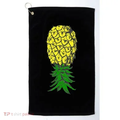 Upside Down Pineapple Gift Golf Towel