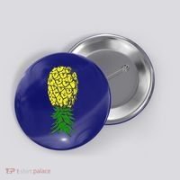 Upside Down Pineapple Gift Button thumb 0