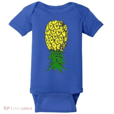 Upside Down Pineapple Gift Baby Bodysuit