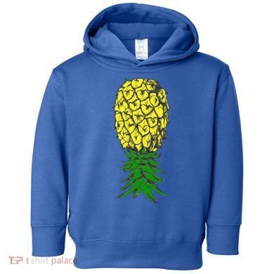 Upside Down Pineapple Gift Toddler Hoodie