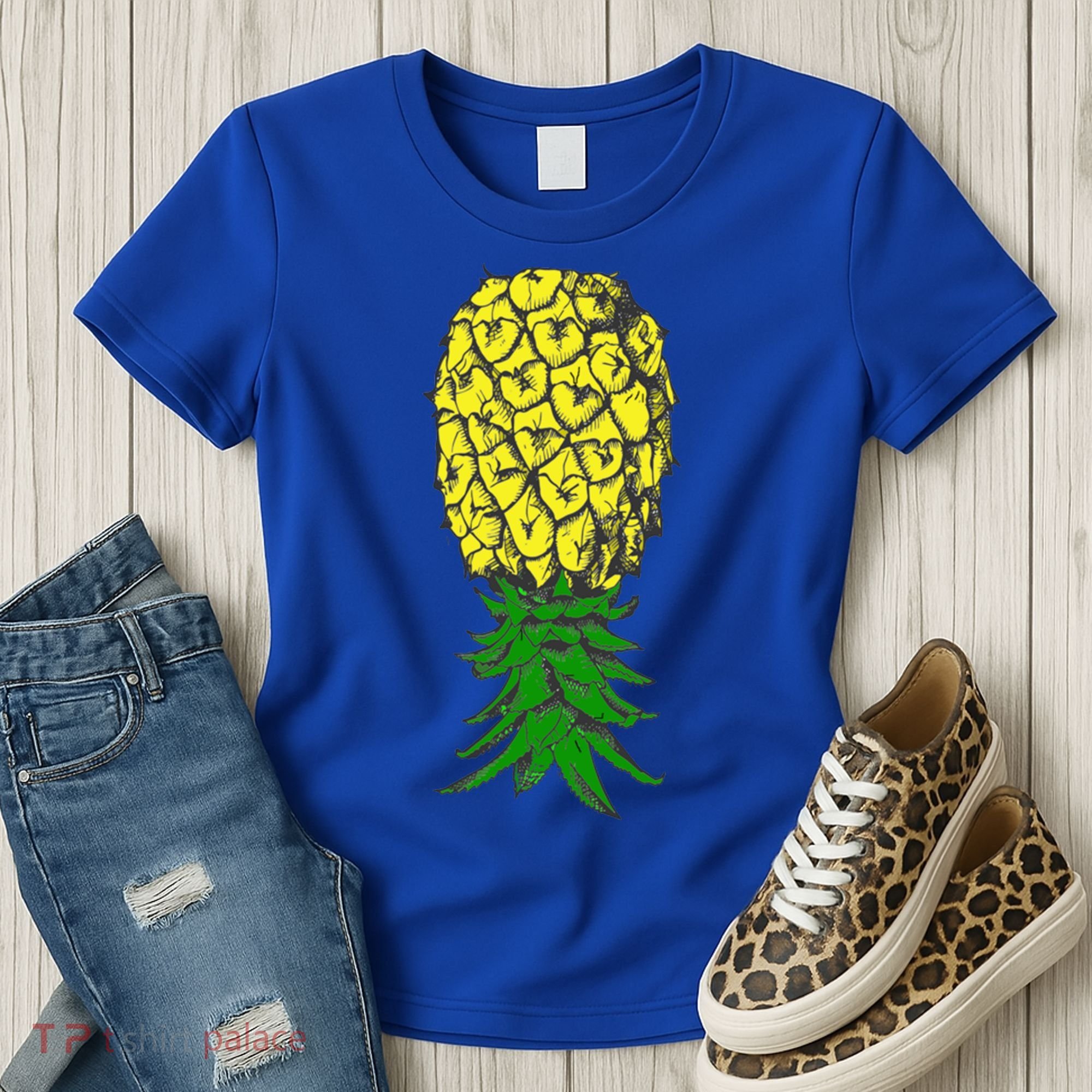 Upside Down Pineapple Gift Women's T-Shirt