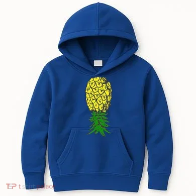 Upside Down Pineapple Gift Kids Hoodie