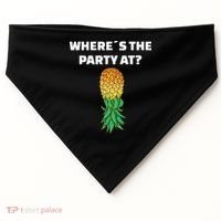 Upside Down Pineapple Where´S The Party At USA-Made Doggie Bandana thumb 0