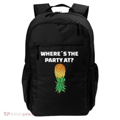 Upside Down Pineapple Where´S The Party At Backpack