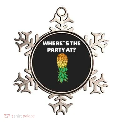 Upside Down Pineapple Where´S The Party At Ornament
