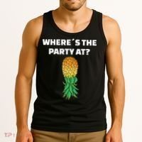 Upside Down Pineapple Where´S The Party At Tank Top thumb 3
