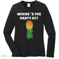 Upside Down Pineapple Where´S The Party At Women's Long Sleeve Shirt thumb 0
