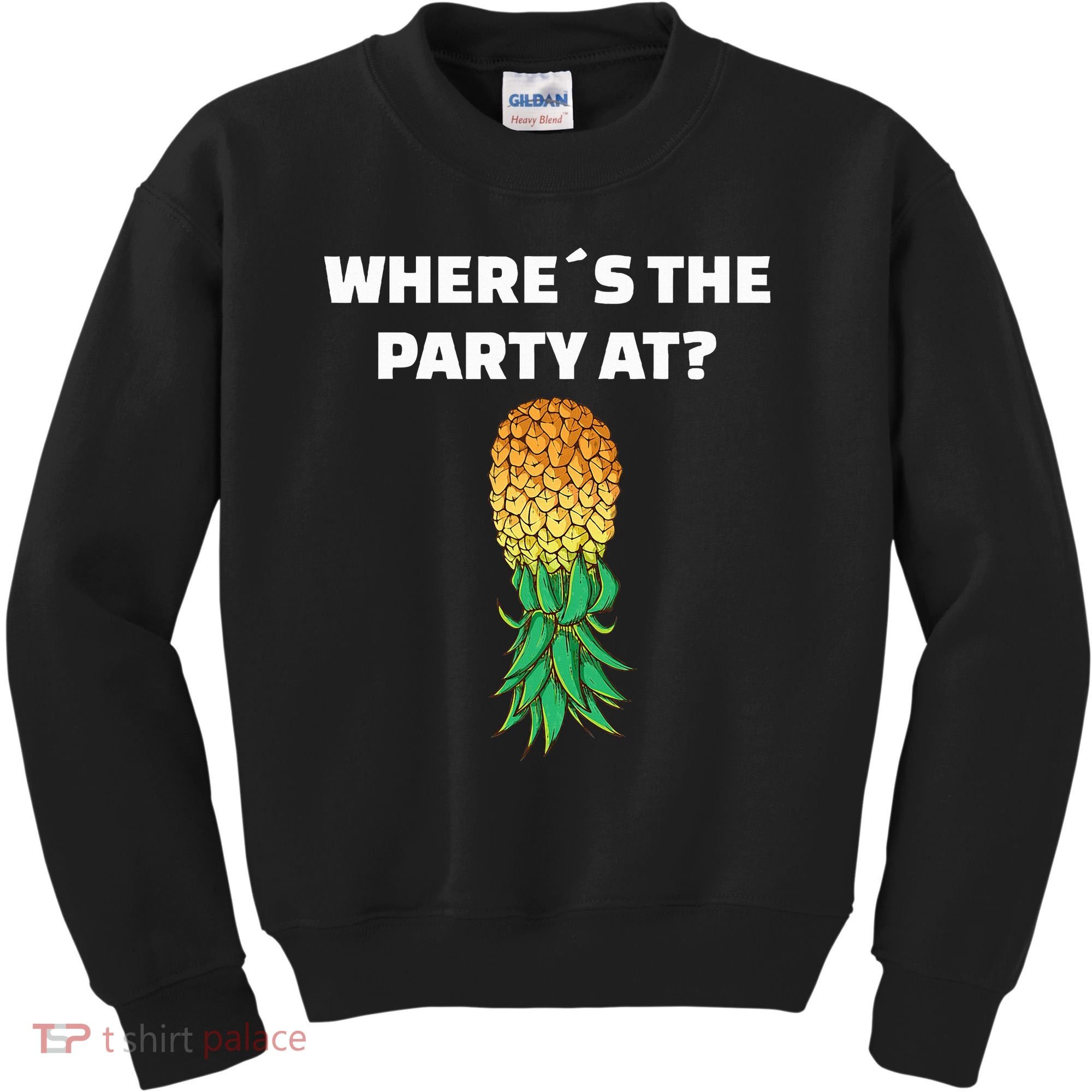Upside Down Pineapple Where´S The Party At Kids Sweatshirt