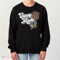 Upside Down Pineapple Vacay Mode Vacation Funny Swinger Gift Women's Sweatshirt thumb 0