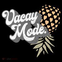 Upside Down Pineapple Vacay Mode Vacation Funny Swinger Gift Doggie Tank thumb 4