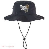 Upside Down Pineapple Vacay Mode Vacation Funny Swinger Gift Bucket Hat thumb 0