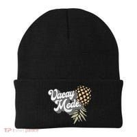 Upside Down Pineapple Vacay Mode Vacation Funny Swinger Gift Beanie thumb 0