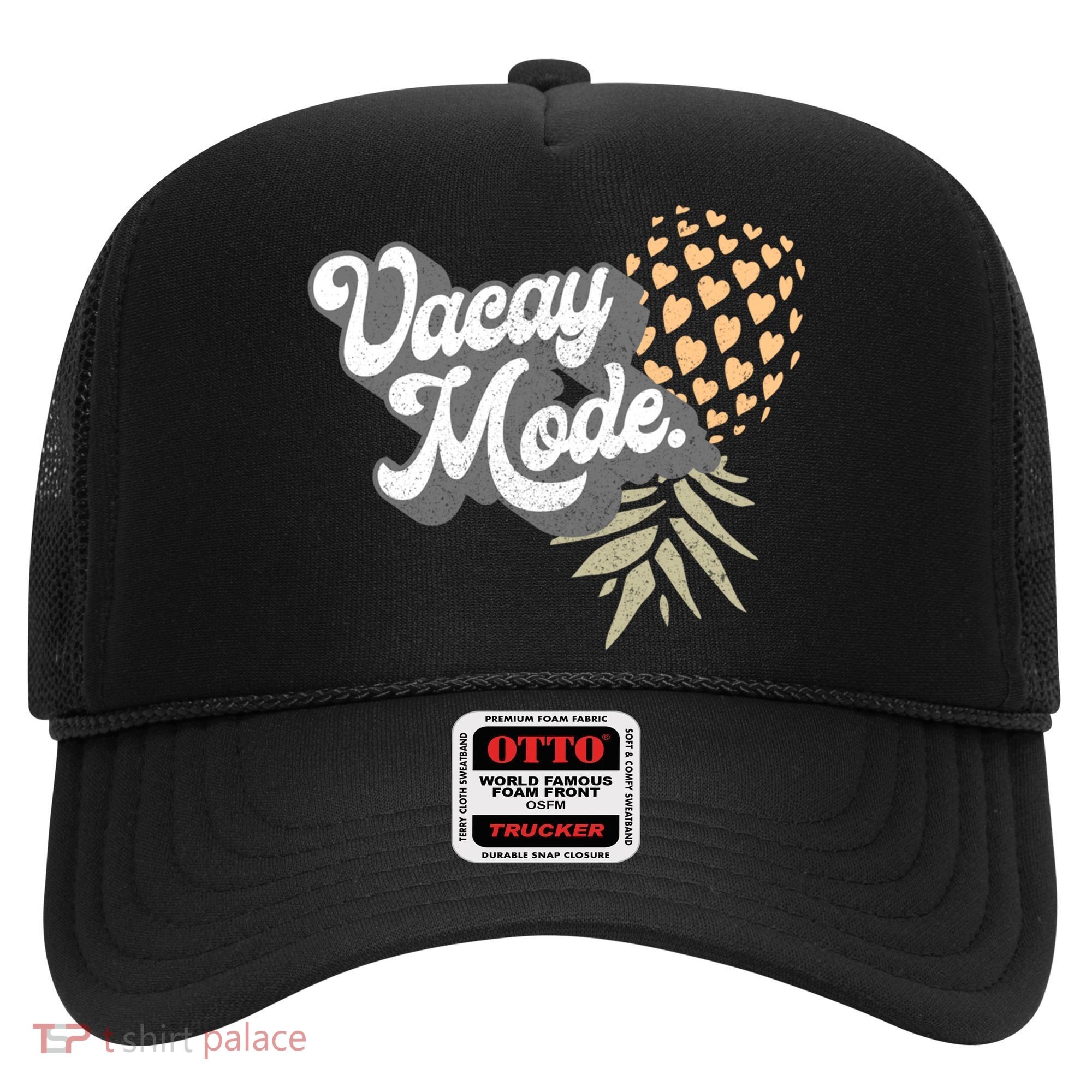 Upside Down Pineapple Vacay Mode Vacation Funny Swinger Gift Hat