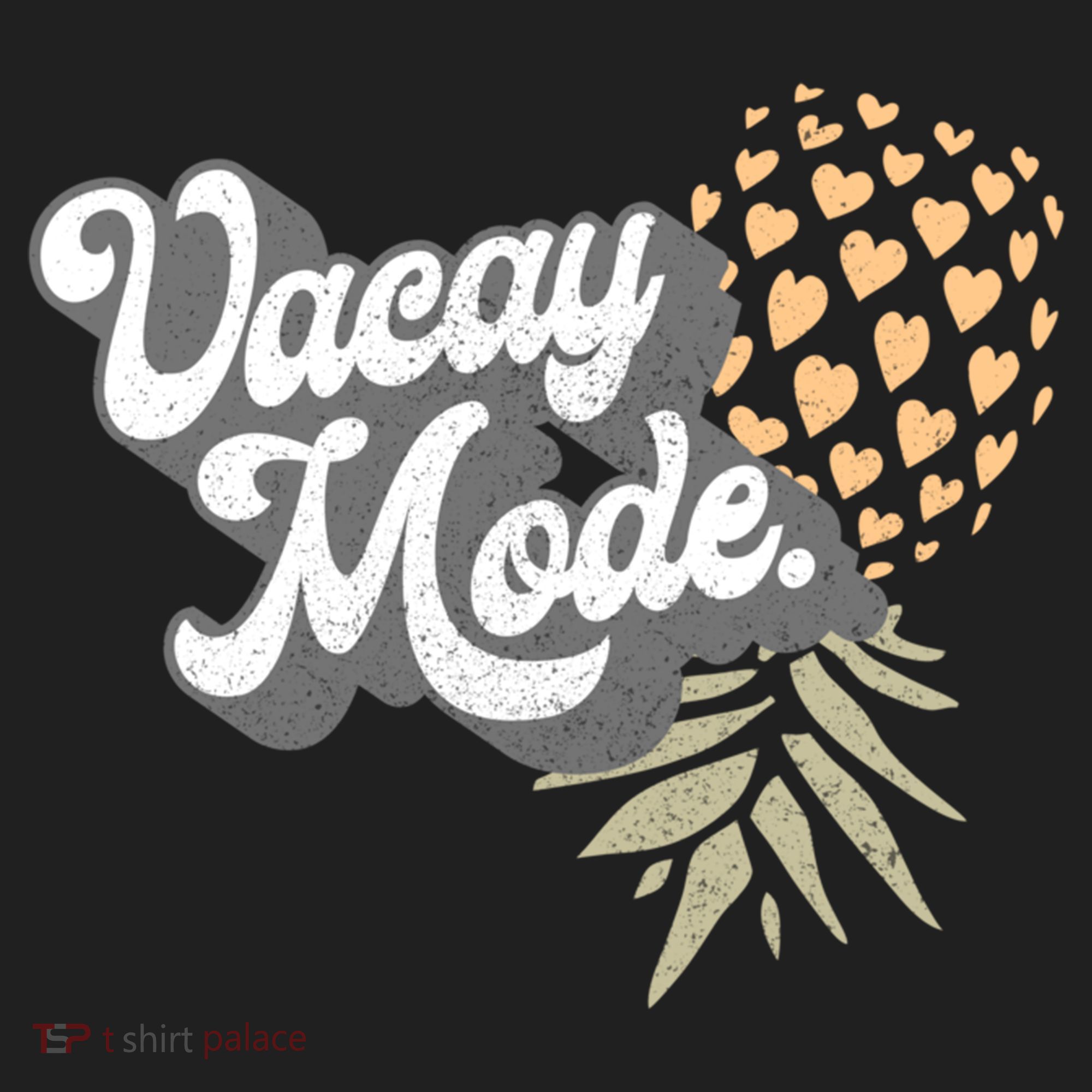 Upside Down Pineapple Vacay Mode Vacation Funny Swinger Gift Golf Towel