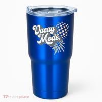Upside Down Pineapple Vacay Mode Vacation Funny Swinger Gift Tumbler thumb 0