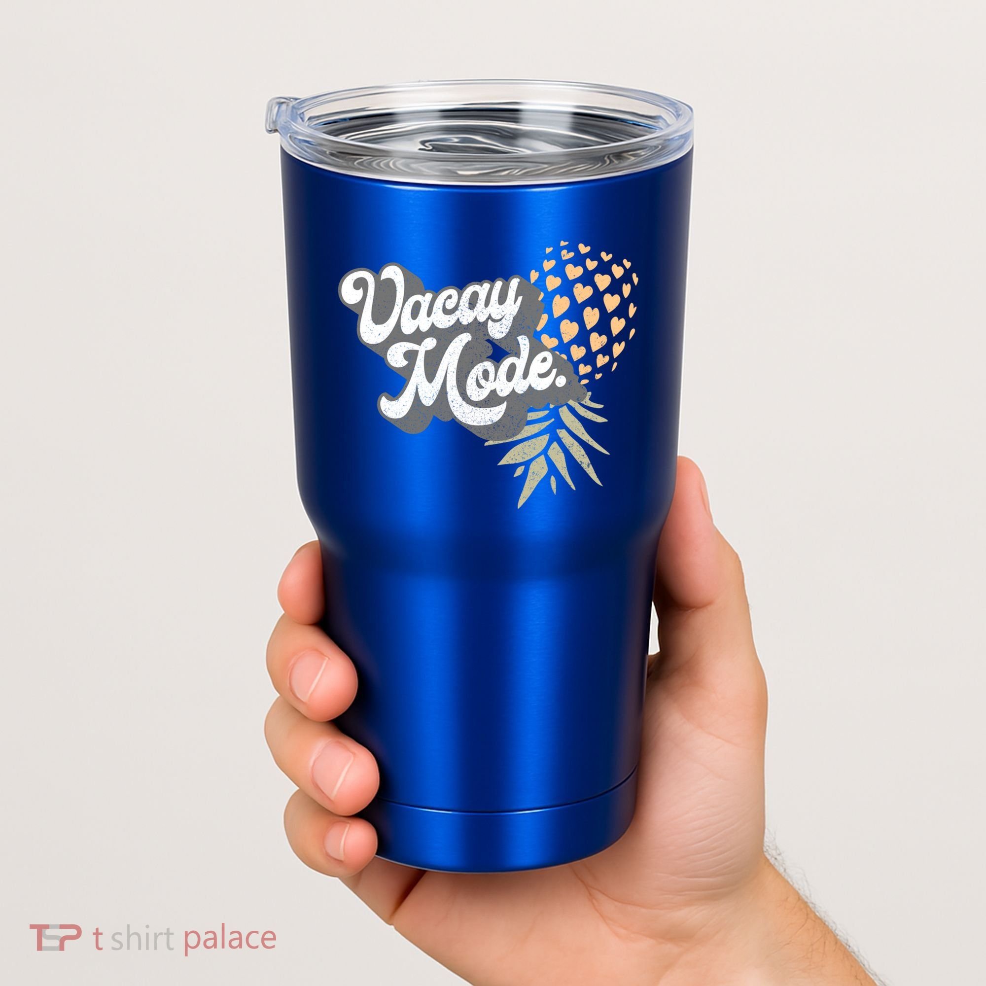 Upside Down Pineapple Vacay Mode Vacation Funny Swinger Gift Tumbler