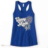 Upside Down Pineapple Vacay Mode Vacation Funny Swinger Gift Women's Tank Top thumb 0