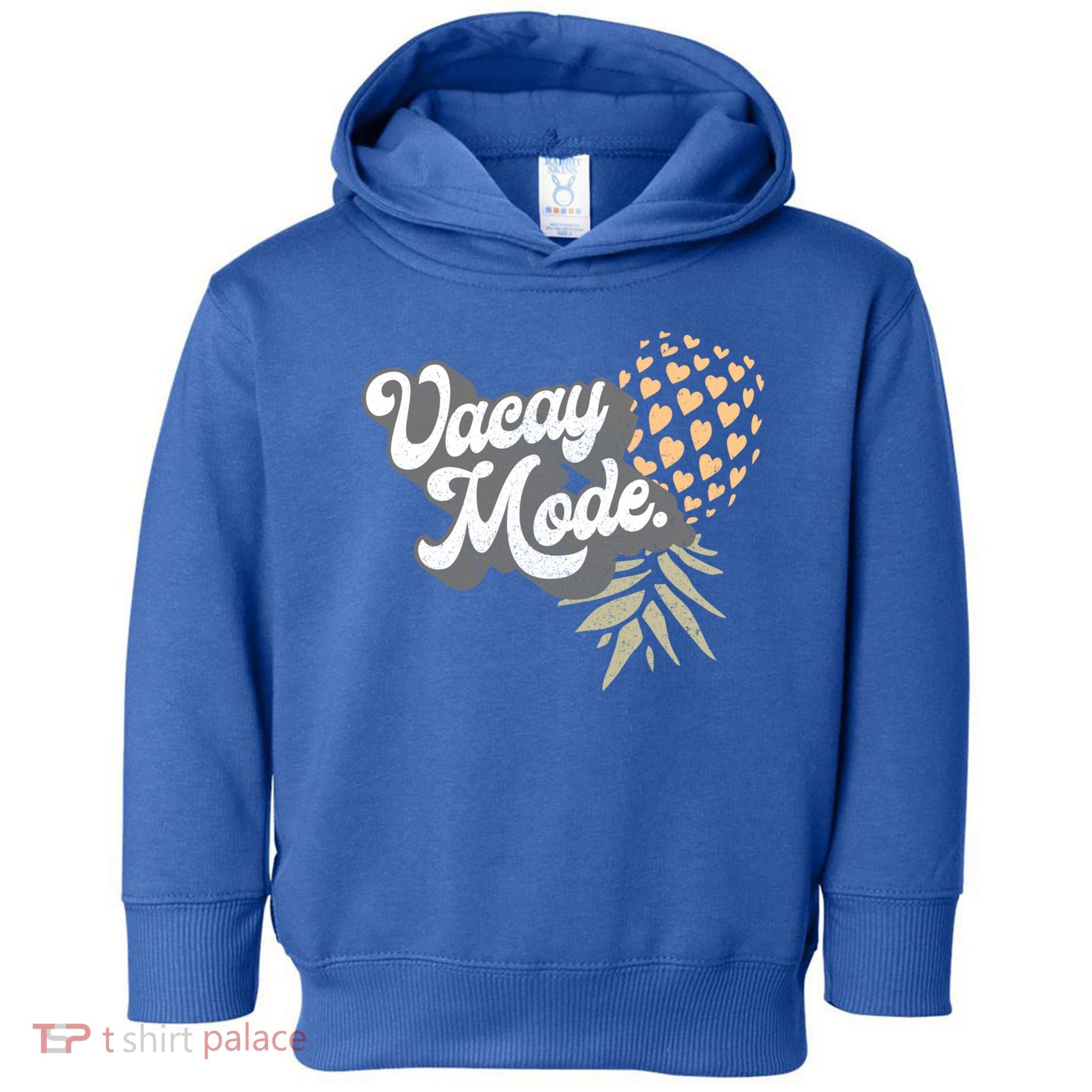 Upside Down Pineapple Vacay Mode Vacation Funny Swinger Gift Toddler Hoodie