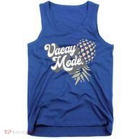 Upside Down Pineapple Vacay Mode Vacation Funny Swinger Gift Tank Top thumb 0