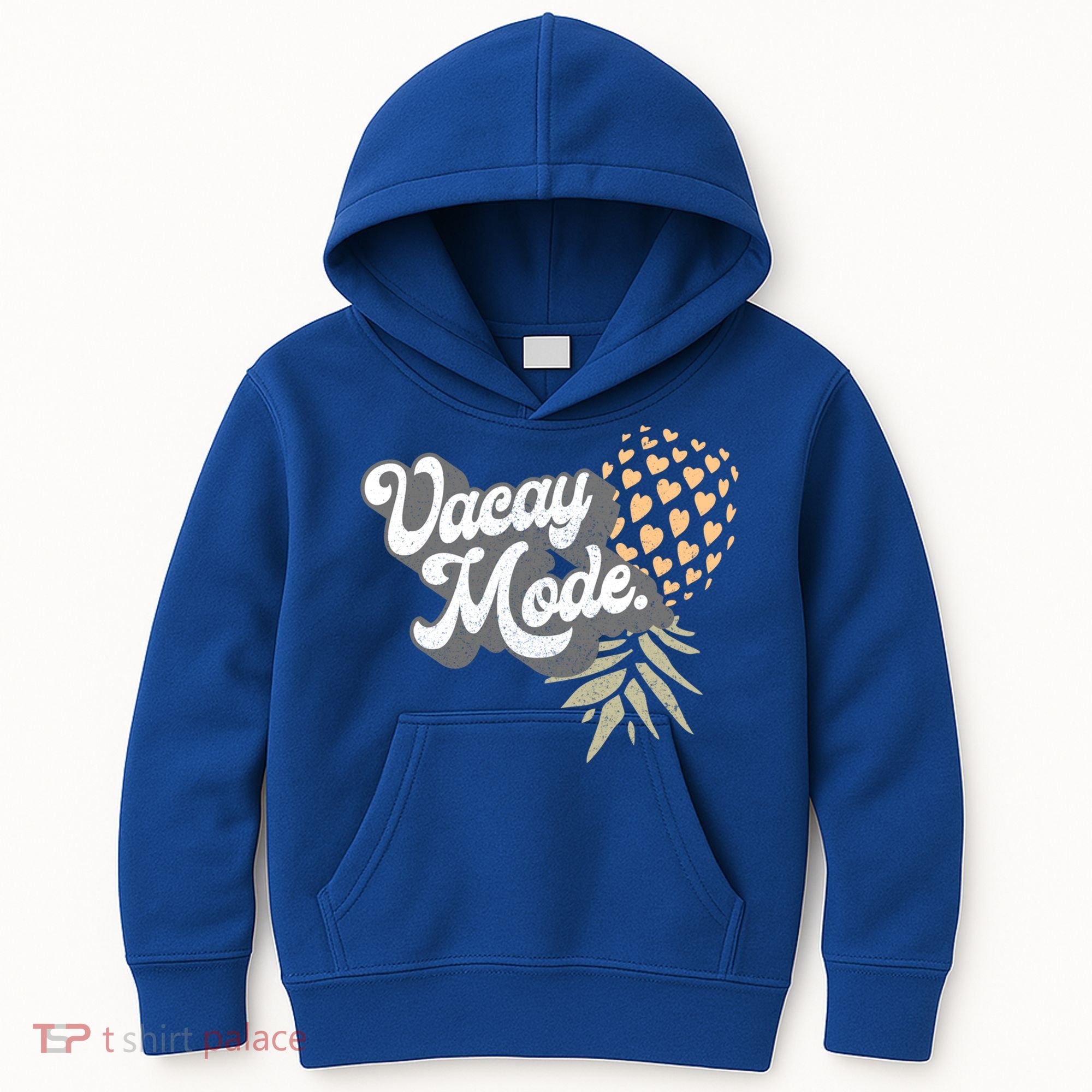 Upside Down Pineapple Vacay Mode Vacation Funny Swinger Gift Kids Hoodie