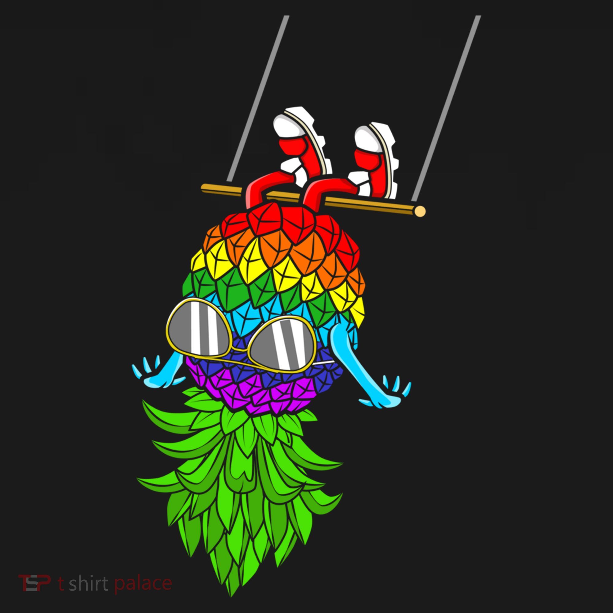 Upside Down Pineapple Swingers Swinging Lgbtq Adult Humor Gift Women's Hoodie