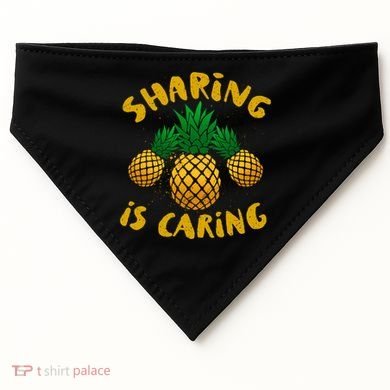 Upside Down Pineapple Cute Gift Sharing Swinger Gift USA-Made Doggie Bandana