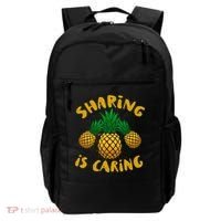 Upside Down Pineapple Cute Gift Sharing Swinger Gift Backpack thumb 0