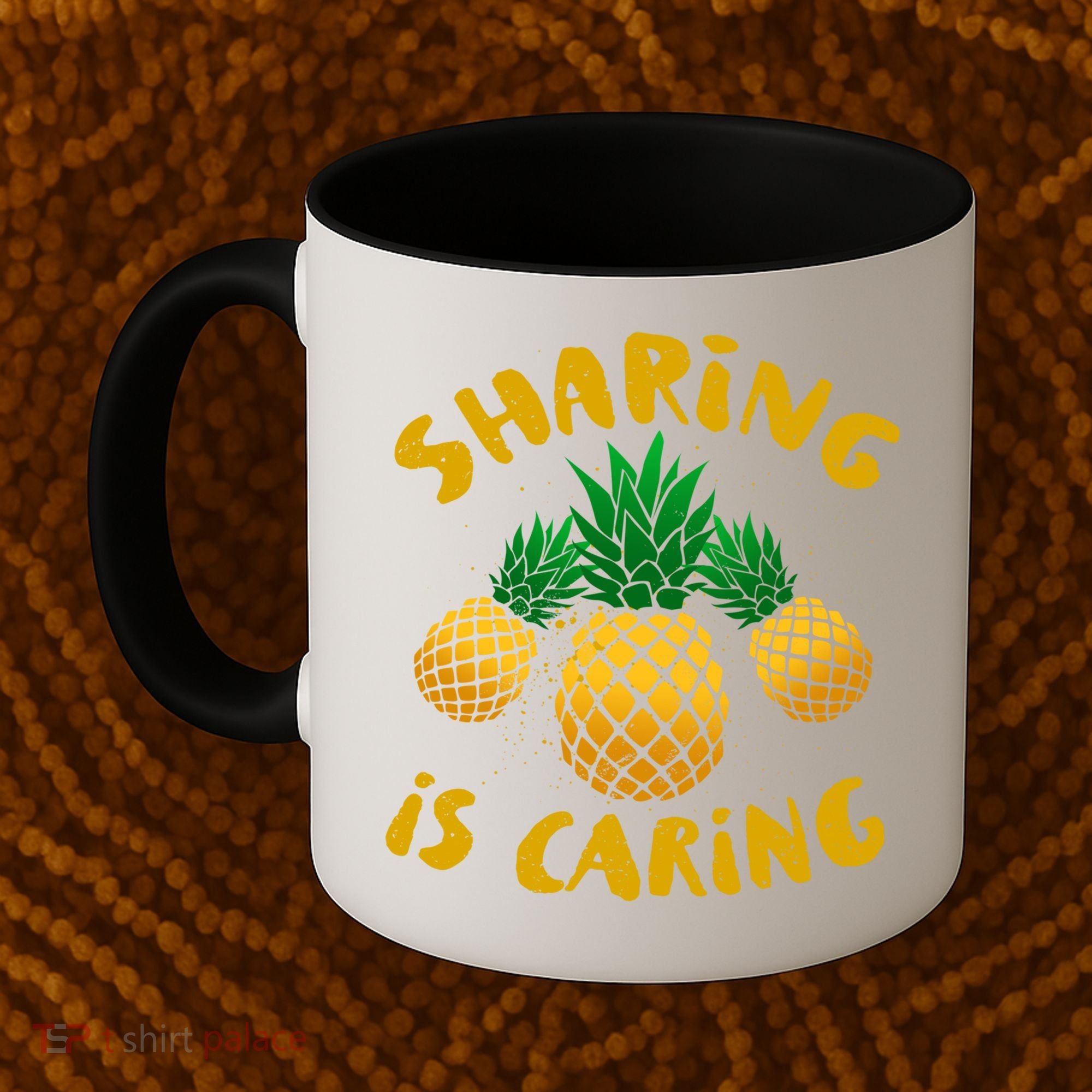 Upside Down Pineapple Cute Gift Sharing Swinger Gift Coffee Mug