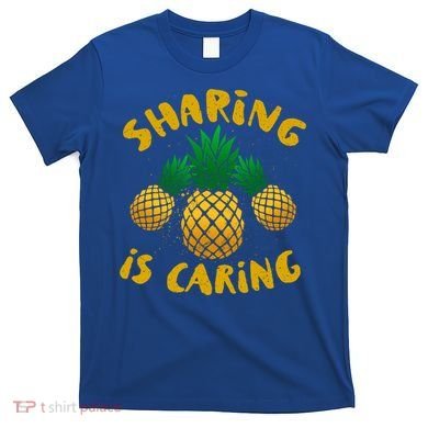 Upside Down Pineapple Cute Gift Sharing Swinger Gift T-Shirt